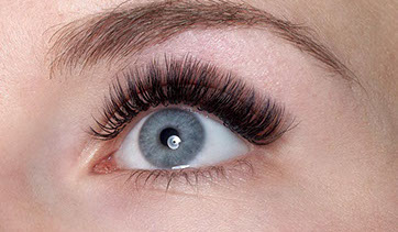 Wimpernverlängerung Volumentechnik