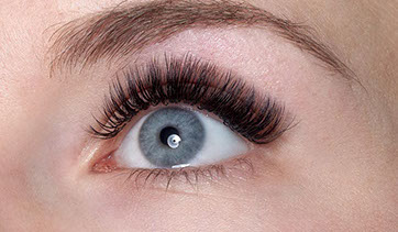 Wimpernverlängerung Volumentechnik